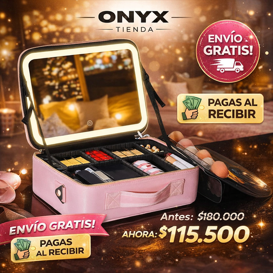 Cosmetiquera de maquillaje- GlamBox Pro™