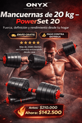 Mancuernas de 20 kg - PowerSet 20