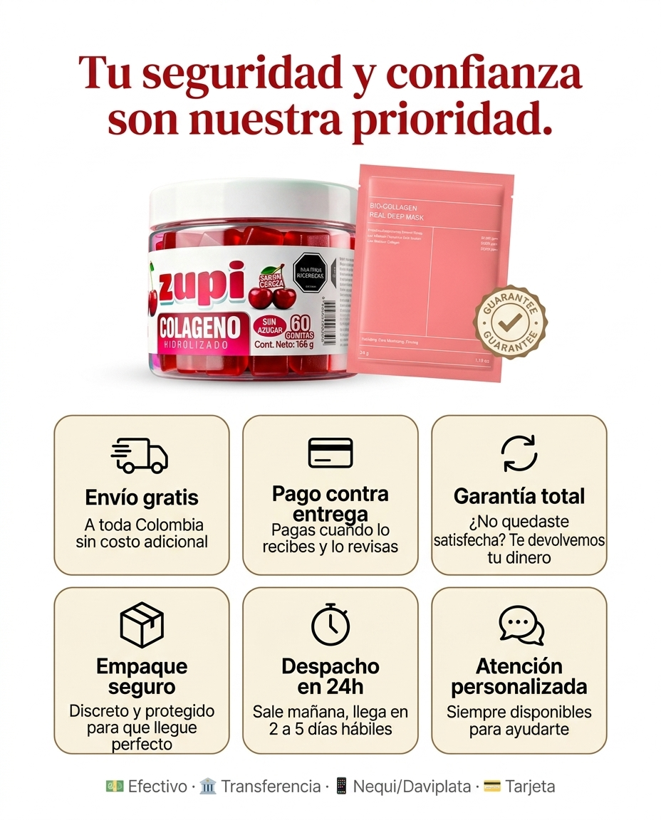 Zupi Glow Gummies- Gomitas De Colageno Hidrolizado