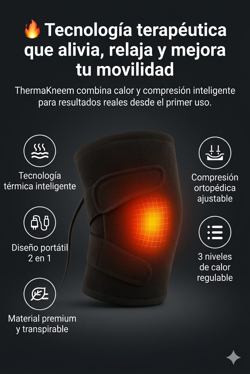Therma Knee Pro® Rodillera Térmica-"Alivio profundo para tus rodillas"