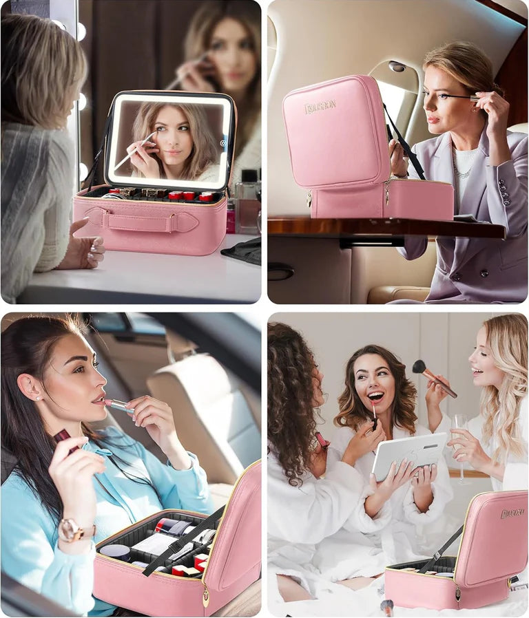 Cosmetiquera de maquillaje- GlamBox Pro™