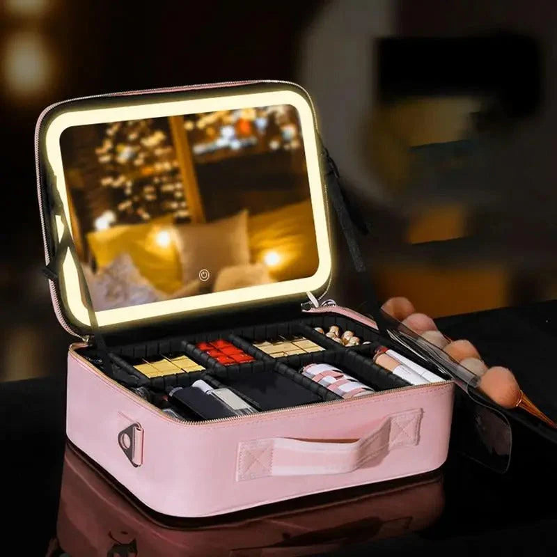 Cosmetiquera de maquillaje-GlamBox Pro™