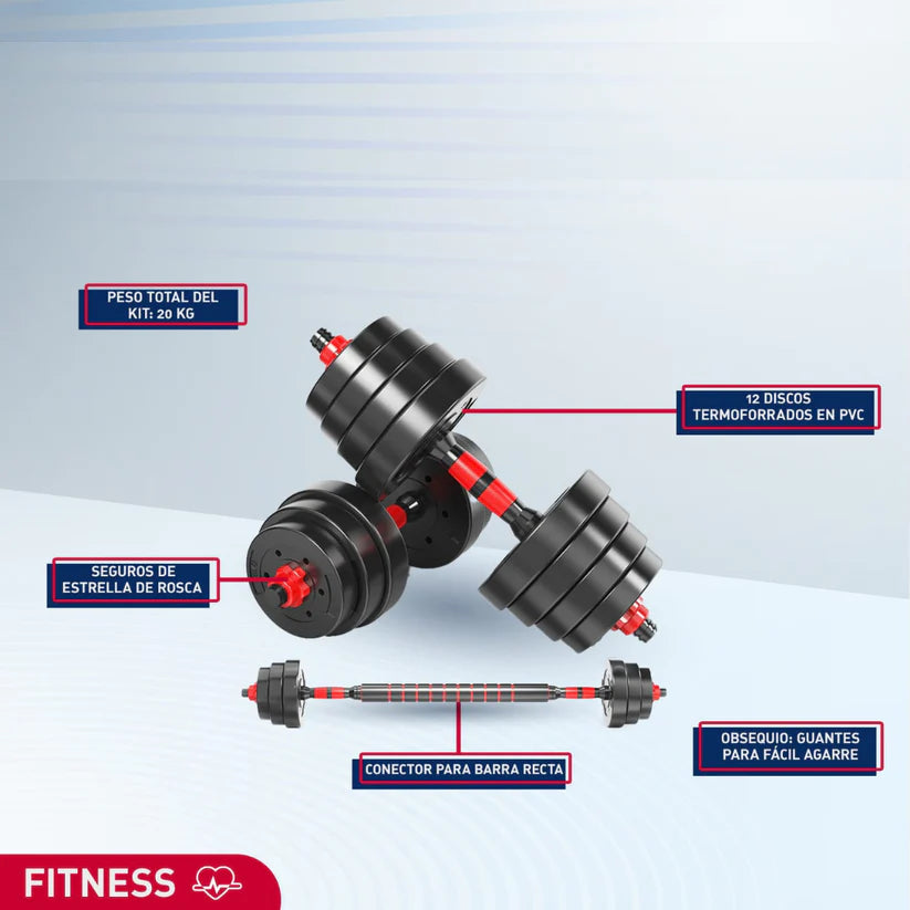 Mancuernas de 20 kg - PowerSet 20