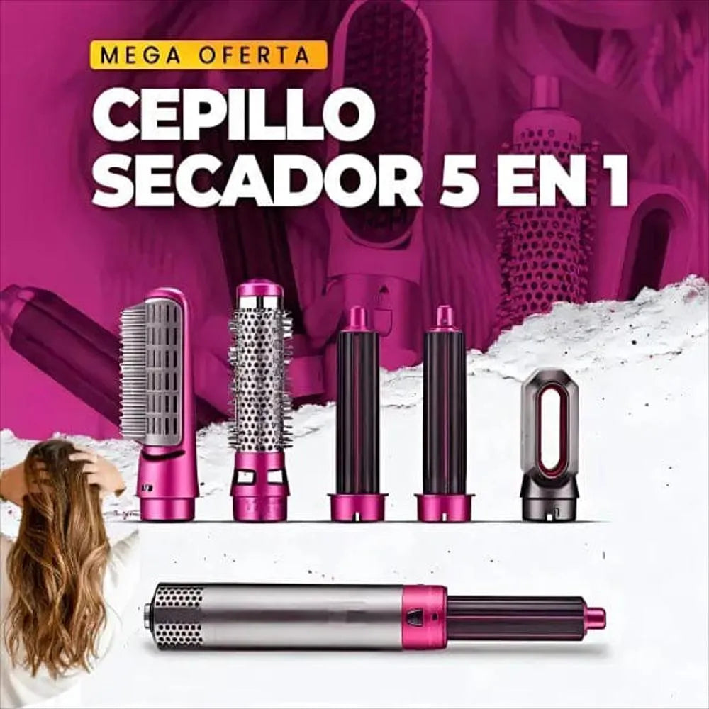 Cepillo Multifuncional 5 en 1 - AIRGLOW STYLER™