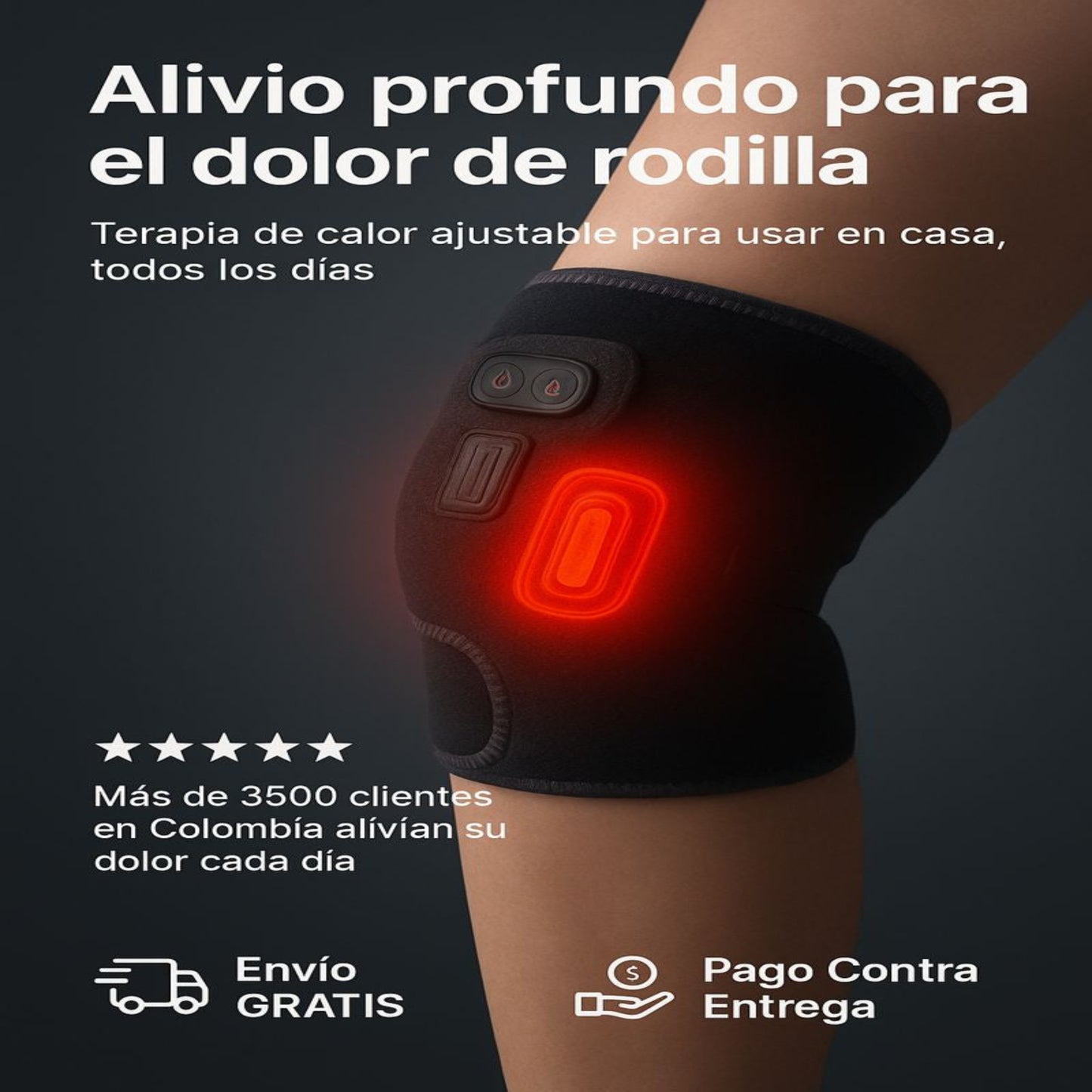 Therma Knee Pro® Rodillera Térmica-"Alivio profundo para tus rodillas"